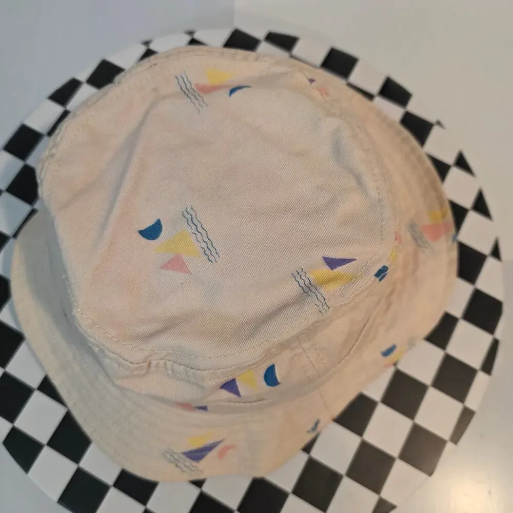 crewcuts‎ J. Crew Kids Nautical Sailboat Cream Bucket Hat Size M-L